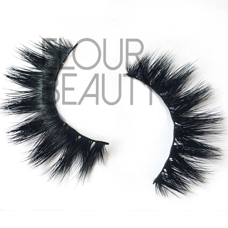 Wholesale real mink fur  eyelashes best quality ES89